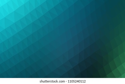 Dark Blue, Red vector shining triangular template. A sample with polygonal shapes. The textured pattern can be used for background.