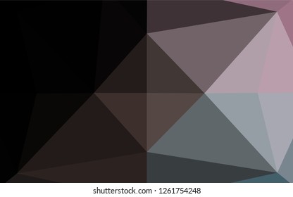 Dark Blue, Red vector shining hexagonal background. Brand new colored illustration in blurry style with gradient. The polygonal design can be used for your web site.