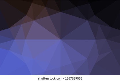 Dark Blue, Red vector shining hexagonal template. An elegant bright illustration with gradient. The textured pattern can be used for background.