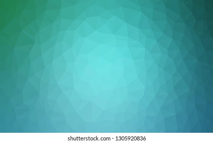 Dark Blue, Red vector shining triangular background. Glitter abstract illustration with an elegant triangles. Brand new design for your business.