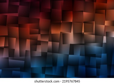 Dark Blue, Red vector shining triangular layout. Colorful illustration in abstract style with triangles. Brand new design for your business.
