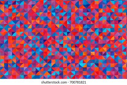Dark Blue, Red vector shining triangular background. Brand-new colored illustration in blurry style with gradient. Brand-new style for your business design.