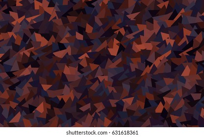 Dark Blue, Red vector of small triangles on white background. Illustration of abstract texture of triangles. Pattern design for banner, poster, cover.