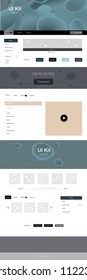 Dark Blue, Red vector style guide with bent lines. Elegant bright illustration with gradient  in memphis style. Simple colorful design for websites.