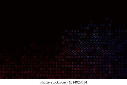 Dark Blue, Red vector  template with circles. Abstract illustration with colored bubbles in nature style. Beautiful design for your business natural advert.