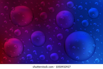 Dark Blue, Red vector template with circles. Abstract illustration with colored bubbles in nature style. The pattern can be used for beautiful websites.