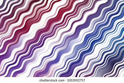 Dark Blue, Red vector template with bent lines. A completely new color illustration in marble style. New composition for your brand book.