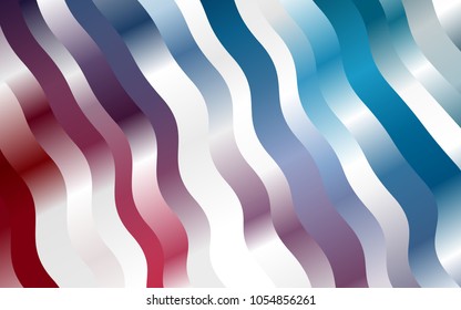 Dark Blue, Red vector template with bubble shapes. Creative illustration in halftone marble style with gradient. The elegant pattern for brand book.