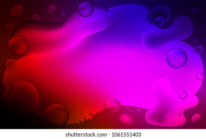 Dark Blue, Red vector template with lava shapes. Colorful abstract illustration with gradient lines. Textured wave pattern for backgrounds.