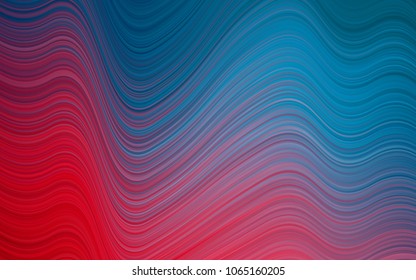 Dark Blue, Red vector template with abstract lines. A completely new color illustration in marble style. A completely new template for your business design.