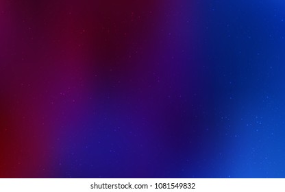 Dark Blue, Red vector template with space stars. Modern abstract illustration with Big Dipper stars. Pattern for astrology websites.