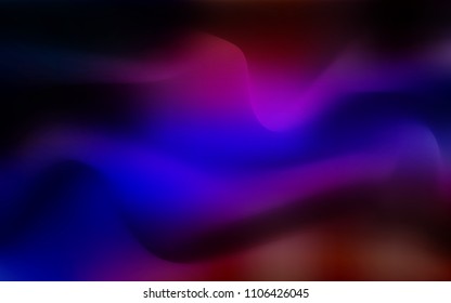 Dark Blue, Red vector template with abstract circles. Shining illustration, which consist of blurred lines, circles. Textured wave pattern for backgrounds.