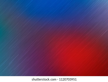 Dark Blue, Red vector template with diagonal lines. Shining colored illustration with narrow lines. Smart design for your business advert.