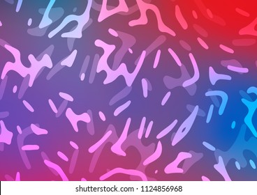 Dark Blue, Red vector template with abstract lines. Colorful abstract illustration with gradient lines. Marble design for your web site.