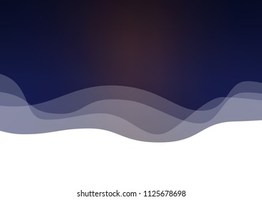 Dark Blue, Red vector template with lines, ovals. Shining crooked illustration in marble style. The best blurred design for your business.