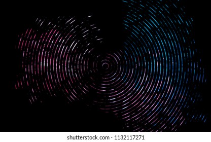 Dark Blue, Red vector template with abstract lines. Blurred geometric sample with gradient bubbles.  Brand new design for your ads, poster, banner.