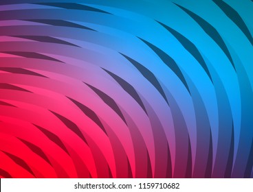 Dark Blue, Red vector template with repeated sticks. Glitter abstract illustration with colored sticks. Best design for your ad, poster, banner.