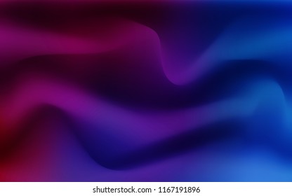Dark Blue, Red vector template with lava shapes. Blurred geometric sample with gradient bubbles.  Pattern for your business design.