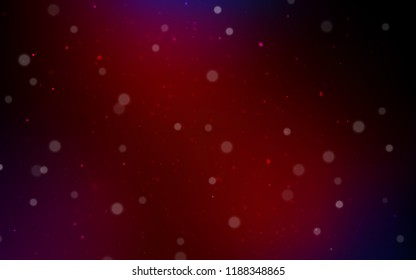 Dark Blue, Red vector template with ice snowflakes. Modern geometrical abstract illustration with crystals of ice. The pattern can be used for year new  websites.