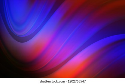 Dark Blue, Red vector template with abstract circles. An elegant bright illustration with gradient. Marble style for your business design.