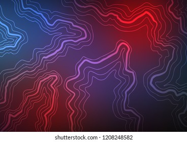 Dark Blue, Red vector template with bubble shapes. Creative geometric illustration in marble style with gradient. A new texture for your  ad, booklets, leaflets.