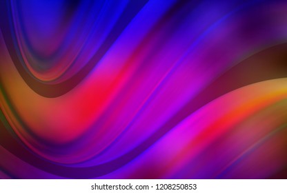Dark Blue, Red vector template with bubble shapes. Brand new colored illustration in marble style with gradient. The best blurred design for your business.