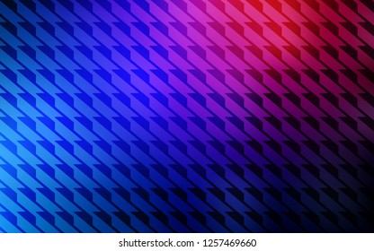 Dark Blue, Red vector template with repeated sticks. Shining colored illustration with sharp stripes. Smart design for your business advert.