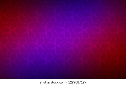 Dark Blue, Red vector template with rhombus. Rectangles on abstract background with colorful gradient. The template can be used as a background.