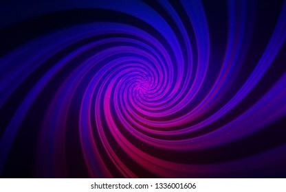 Dark Blue, Red vector template with space stars. Shining colored illustration with bright astronomical stars. Best design for your ad, poster, banner.