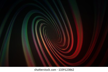 Dark Blue, Red vector template with space stars. Shining colored illustration with bright astronomical stars. Pattern for astrology websites.