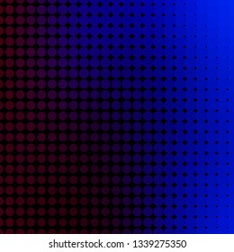 Dark Blue, Red vector template with circles. Illustration with set of shining colorful abstract spheres. Pattern for booklets, leaflets.