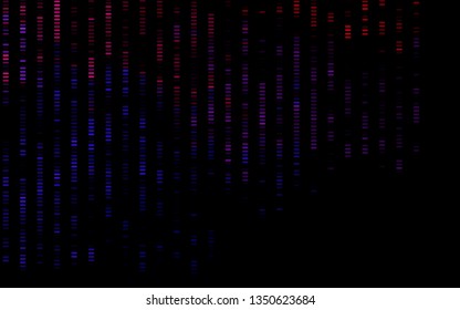 Dark Blue, Red vector template with repeated sticks. Modern geometrical abstract illustration with staves. Pattern for ads, posters, banners.