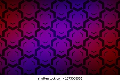 Dark Blue, Red vector template with lines. Creative illustration in halftone style with gradient. New composition for your brand book.