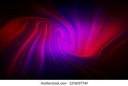 Dark Blue, Red vector template with space stars. Shining illustration with sky stars on abstract template. Pattern for astrology websites.