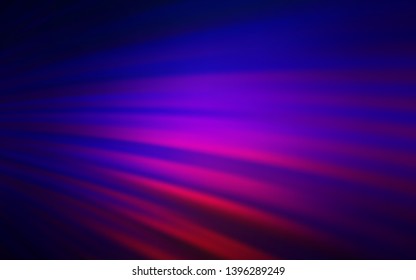 Dark Blue, Red vector template with wry lines. Colorful illustration in simple style with gradient. Abstract design for your web site.