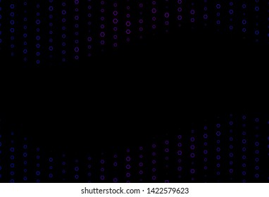 Dark Blue, Red vector template in hexagonal style. Design in abstract style with hexagons. New template for your brand book.