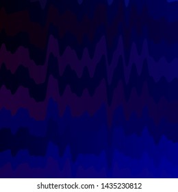 Dark Blue, Red vector template with curved lines. Abstract illustration with bandy gradient lines. Best design for your ad, poster, banner.