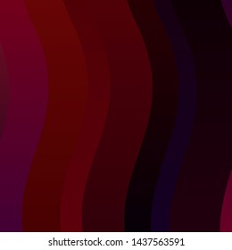 Dark Blue, Red vector template with wry lines. Illustration in halftone style with gradient curves. Best design for your posters, banners.