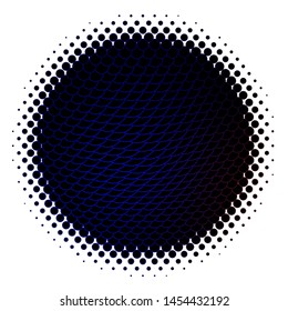 Dark Blue, Red vector template with circles. Modern abstract illustration with colorful circle shapes. Design for your commercials.
