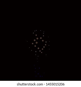 Dark Blue, Red vector template with circles. Abstract illustration with colorful spots in nature style. New template for your brand book.