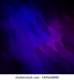 Dark Blue, Red vector template with lines. Repeated lines on abstract background with gradient. Template for your UI design.