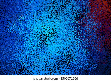 Dark Blue, Red vector template with chaotic shapes. Decorative design in abstract style with random forms. Simple design for your web site.