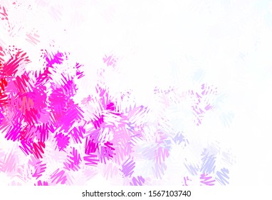 Dark Blue, Red vector template with repeated sticks. Colorful shining illustration with lines on abstract template. Best design for your ad, poster, banner.