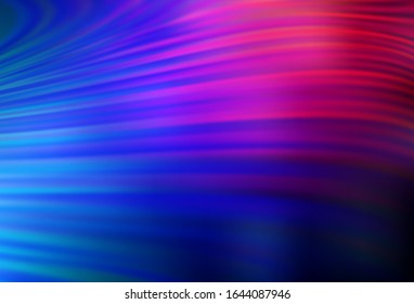 Dark Blue, Red vector template with repeated sticks. Lines on blurred abstract background with gradient. Smart design for your business advert.