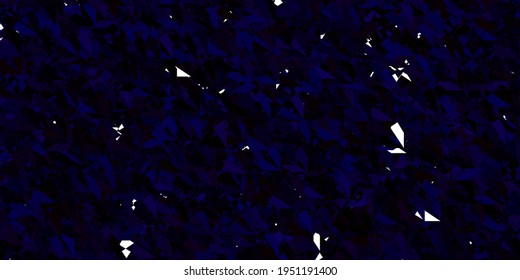 Dark Blue, Red vector template with triangle shapes. Smart abstract illustration with triangle forms in modern style. An easy addition to your commertials.