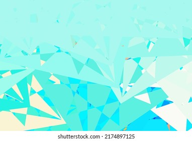 Dark Blue, Red vector template with triangle shapes. Illustration with abstract colorful triangle shapes. Pattern for wallpapers.