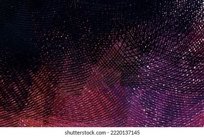 Dark Blue, Red vector template with lines. Colorful geometric sample with gradient lines.  Best design for your business.