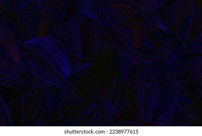 Bleu foncé, modèle vectoriel Rouge aux formes chaotiques.
