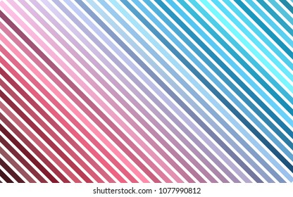 Dark Blue, Red vector texture with colored lines. Decorative shining illustration with lines on abstract template. The pattern can be used for busines ad, booklets, leaflets