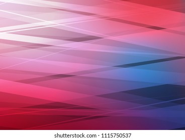 Dark Blue, Red vector texture with colored lines. Lines on blurred abstract background with gradient. The pattern can be used for busines ad, booklets, leaflets
